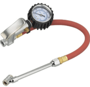 tire inflator with dial gage